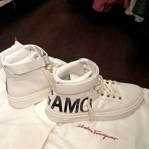 FERRAEGAMO High Top Sneakers